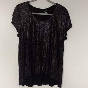 Jennifer Lopez Black/Silver Top